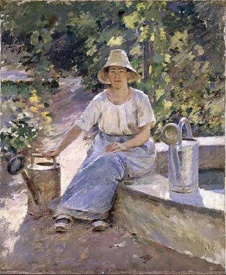 Watering Pots, Theodore Robinson